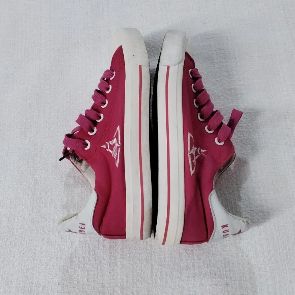 kuan bei Women Sneakers Canvas Size 7.5 Fushia Size 38 Europe - Picture 6 of 16